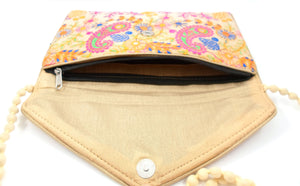 Cotton cream handbag