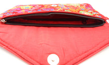 Cotton red handbag