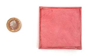 Leather coin holder - Peach
