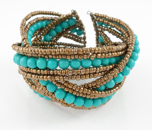 Beaded bangle