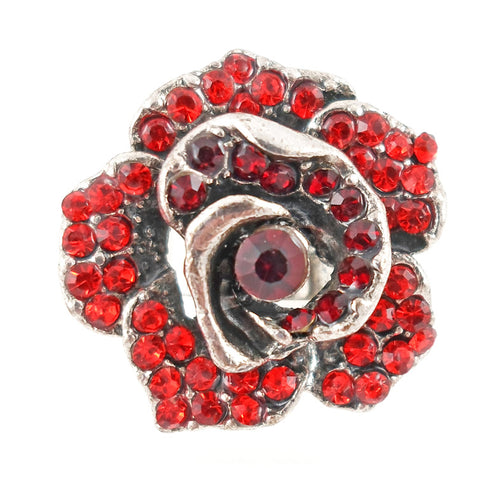 The rose - silver and red