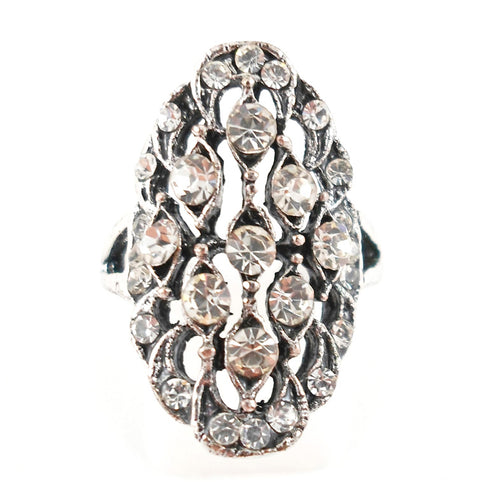 The oval - silver