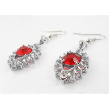 Red earrings