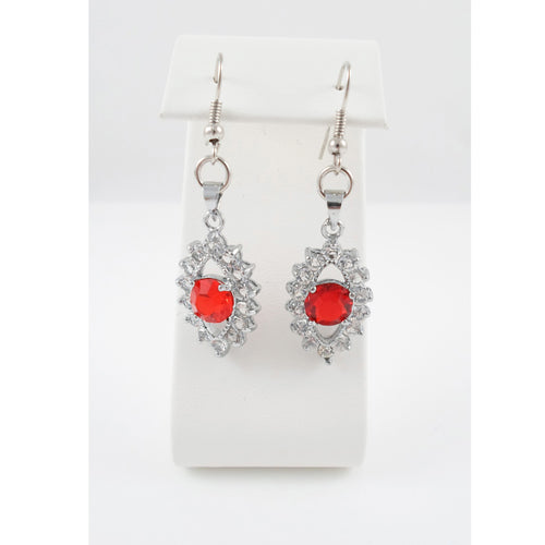Red earrings
