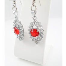 Red earrings