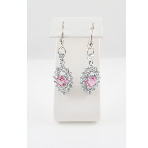 Baby pink earrings