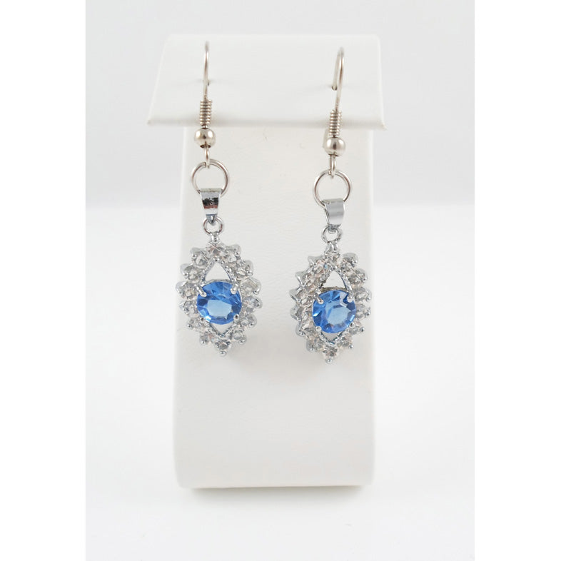 Sky blue earrings