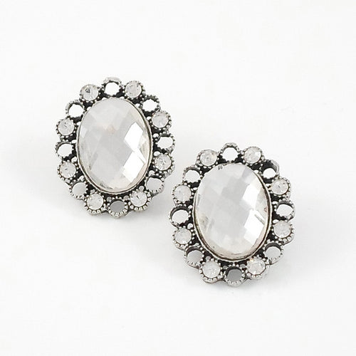 Antique silver earrings