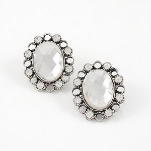 Antique silver earrings