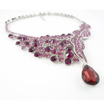 Purple amethyst drop
