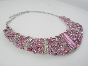 Round pink necklace