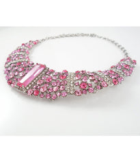 Round pink necklace