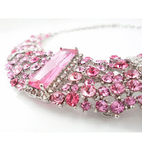 Round pink necklace