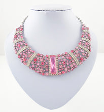 Round pink necklace