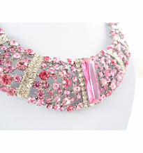 Round pink necklace
