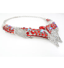 Elegant red necklace