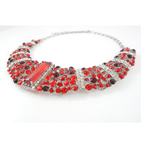 Sparkling red necklace