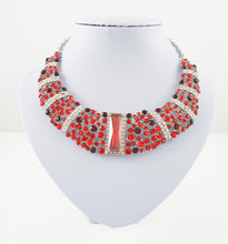 Sparkling red necklace