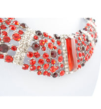 Sparkling red necklace