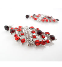 Sparkling red necklace