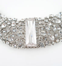 Sparkling silver necklace