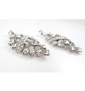 Sparkling silver necklace