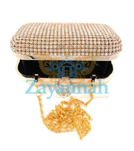 Gold diamante bag