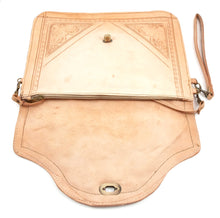 Moroccan leather cross body bag - Birch