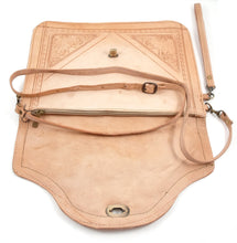 Moroccan leather cross body bag - Birch