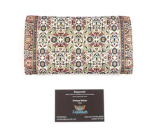 Turkish handmade purse - Maroon/cream