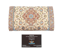 Turkish handmade purse - Sky blue/cream/maroon