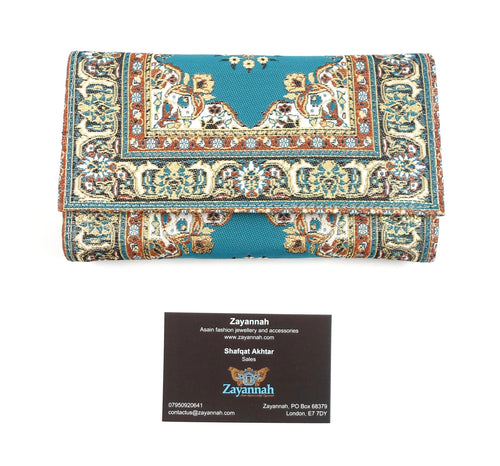 Turkish handmade purse - Turquoise
