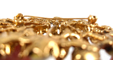 Brooch - Gold flower