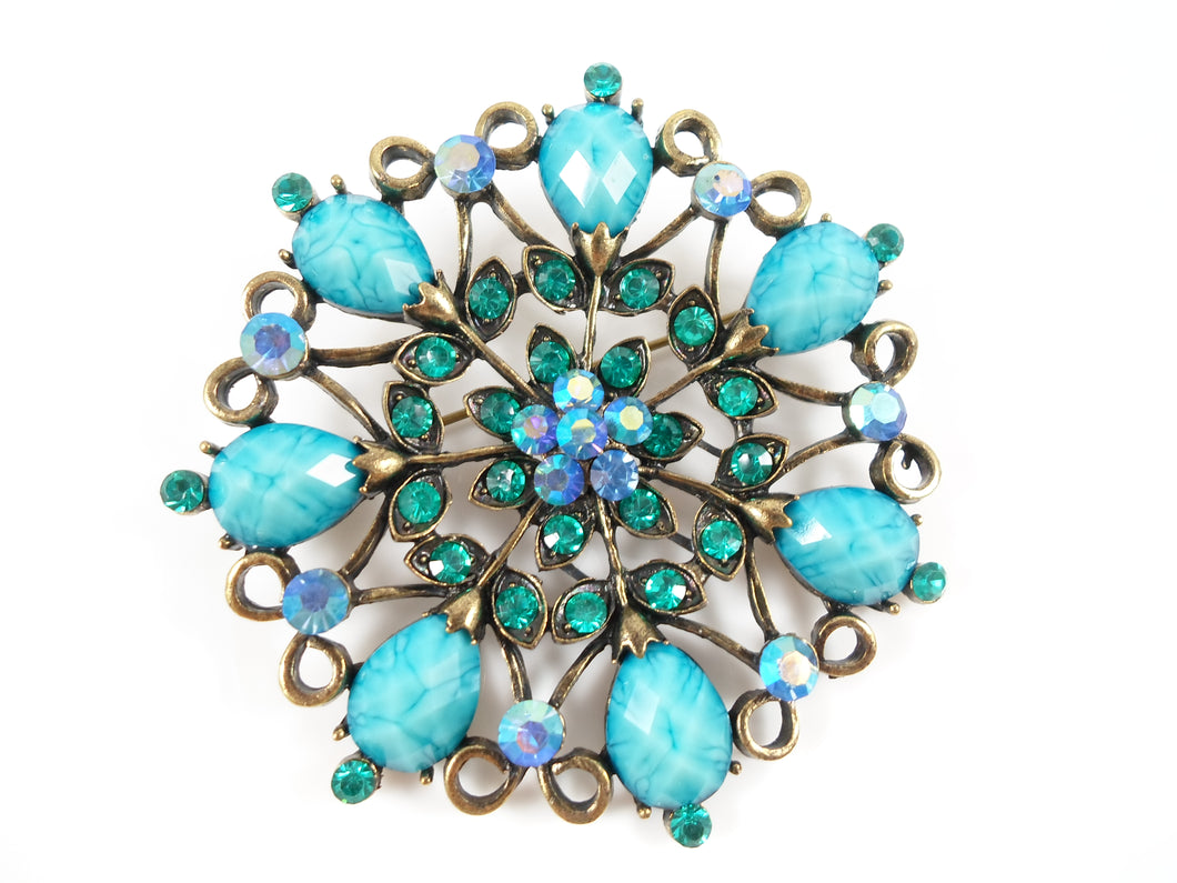 Brooch - Azure