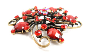 Brooch - Crimson