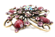 Brooch - Plum