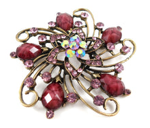 Brooch - Plum