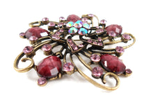 Brooch - Plum