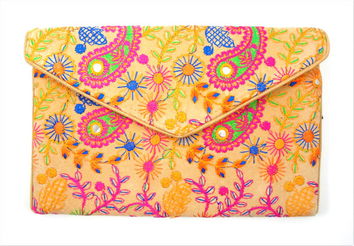 Cotton cream handbag