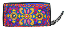 Pakistani purse - Blue, yellow, pink