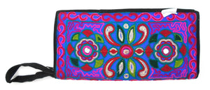 Pakistani purse - Blue, maroon and pink