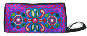 Pakistani purse - Blue, maroon and pink