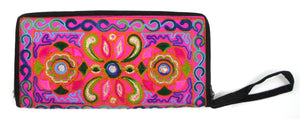 Pakistani purse - Pink, blue and orange