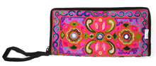Pakistani purse - Pink, blue and orange