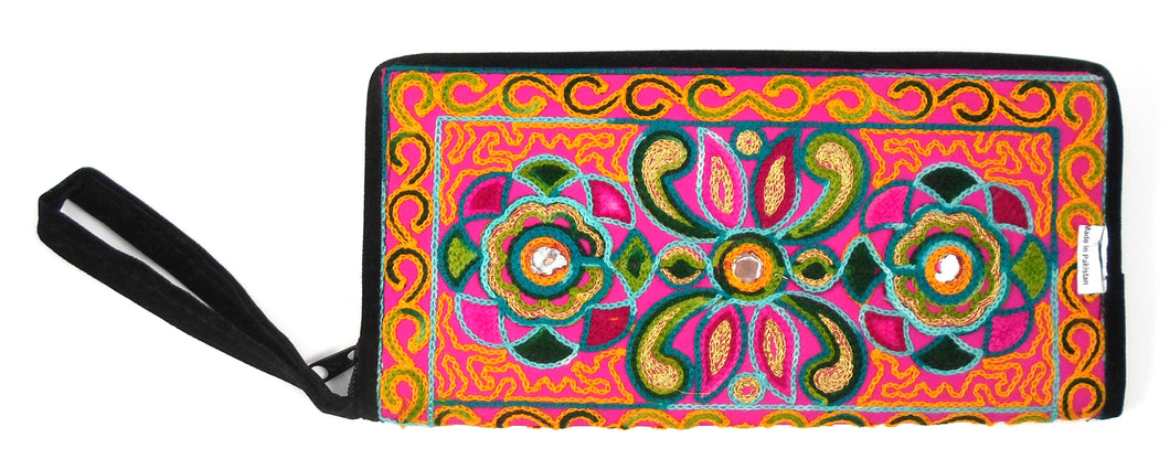 Pakistani purse - Pink and orange