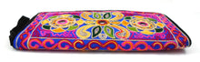 Pakistani purse - Indigo blue and cream