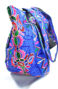 Large Pakistani bag - Blue Garah