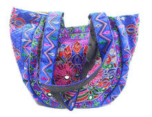 Large Pakistani bag - Blue Garah