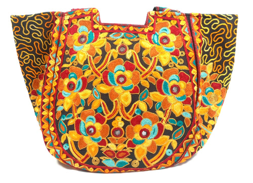 Large Pakistani Bag - Flower blossom