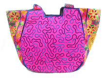 Large Pakistani Bag - Pink and Yellow